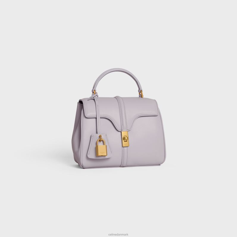 CELINE Kvinder mini 16 i satineret kalveskind F44FV133 tilbehør lys lilla
