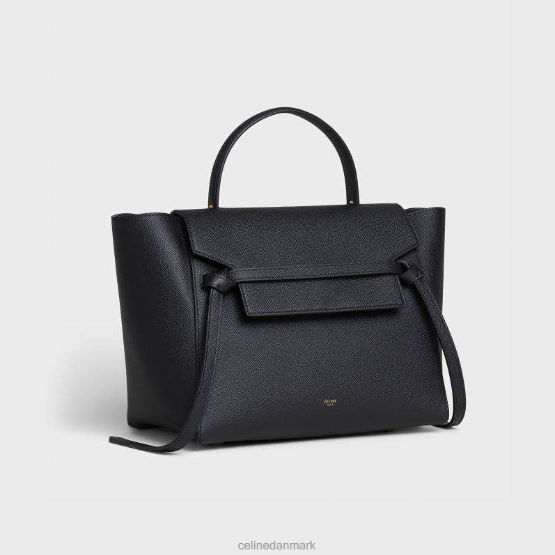 CELINE Kvinder mini bæltepose i kornet kalveskind F44FV261 tilbehør sort