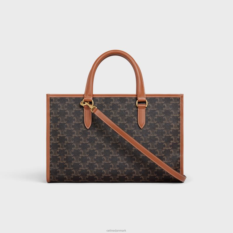 CELINE Kvinder mini vandret caba i triomflærred & kalveskind F44FV236 tilbehør tan