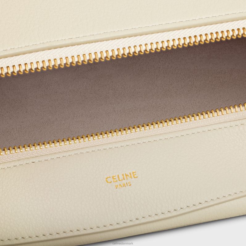 CELINE Kvinder stor romy i smidigt kalveskind F44FV293 tilbehør kalksten