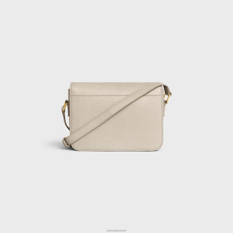 CELINE Kvinder teen triomf taske i firben F44FV49 tilbehør lys sten