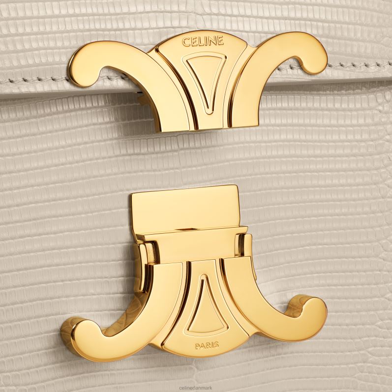 CELINE Kvinder teen triomf taske i firben F44FV49 tilbehør lys sten