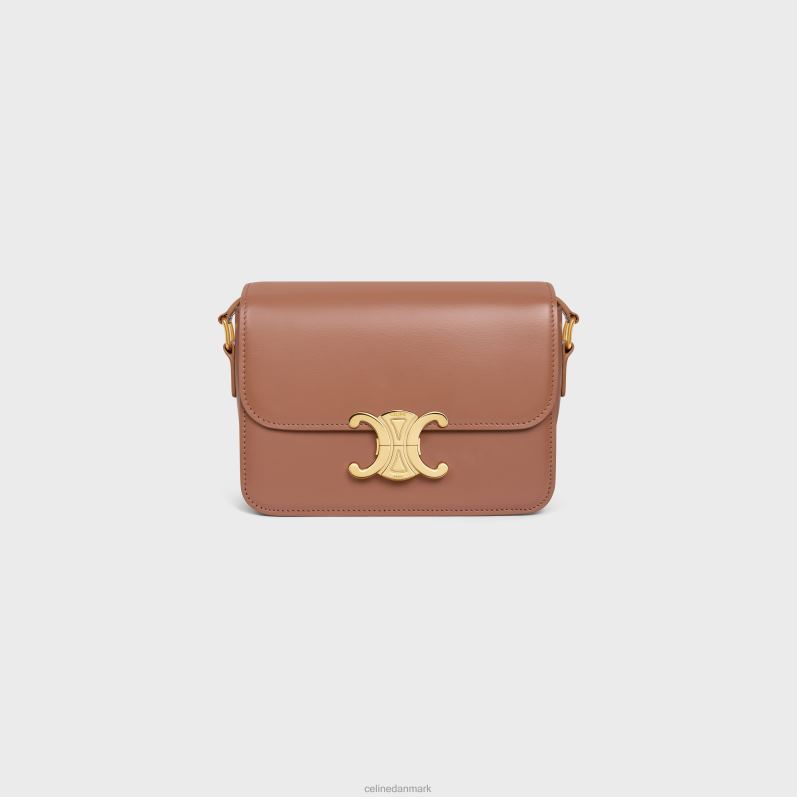 CELINE Kvinder teen triomf taske i skinnende kalveskind F44FV106 tilbehør bronze