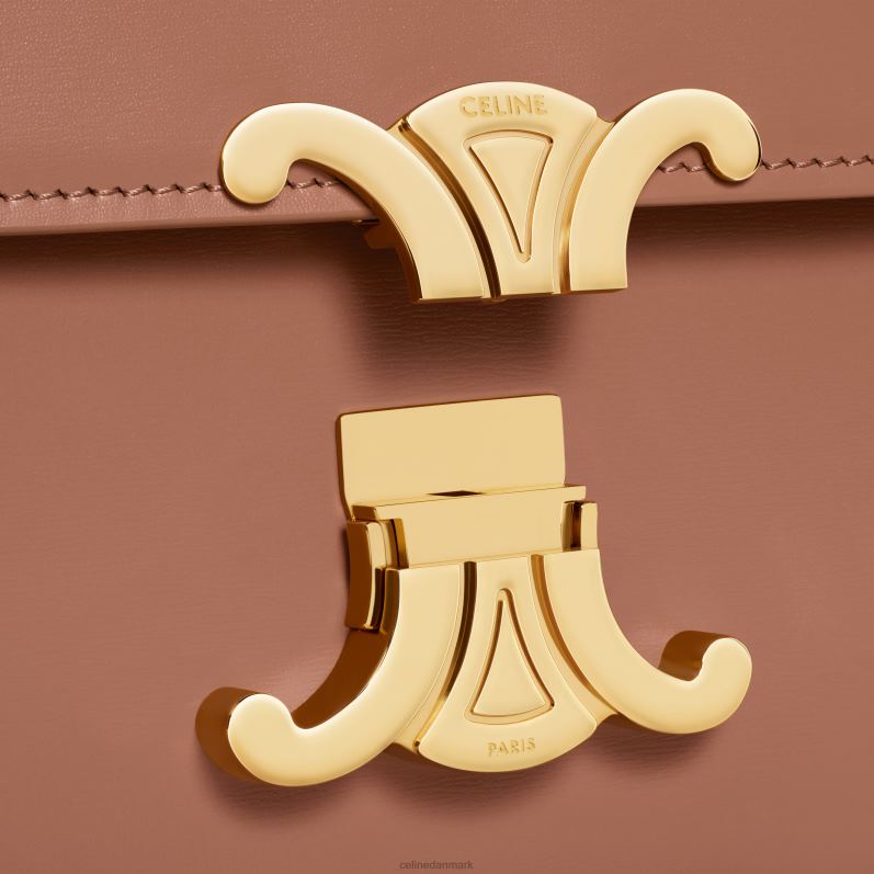 CELINE Kvinder teen triomf taske i skinnende kalveskind F44FV106 tilbehør bronze