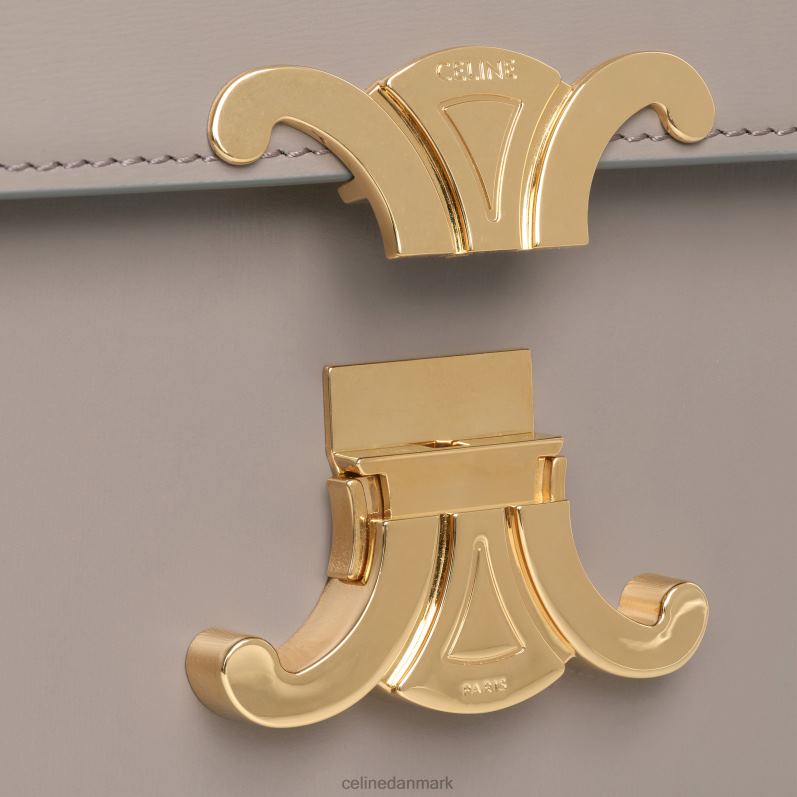 CELINE Kvinder teen triomf taske i skinnende kalveskind F44FV111 tilbehør rullesten