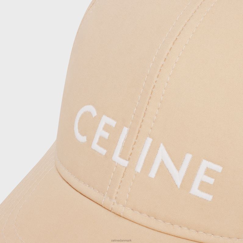 CELINE Kvinder baseballkasket i bomuld F44FV1164 tilbehør champagne fonce