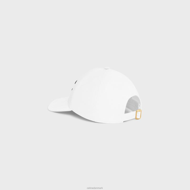 CELINE Kvinder triomphe baseballkasket i bomuld F44FV1161 tilbehør hvid