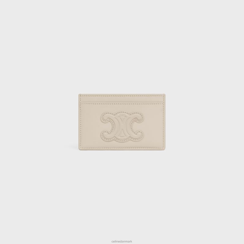 CELINE Kvinder kortholder cuir triomphe i skinnende kalveskind F44FV430 tilbehør lys sten