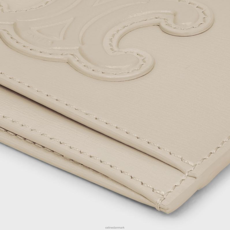 CELINE Kvinder kortholder cuir triomphe i skinnende kalveskind F44FV430 tilbehør lys sten