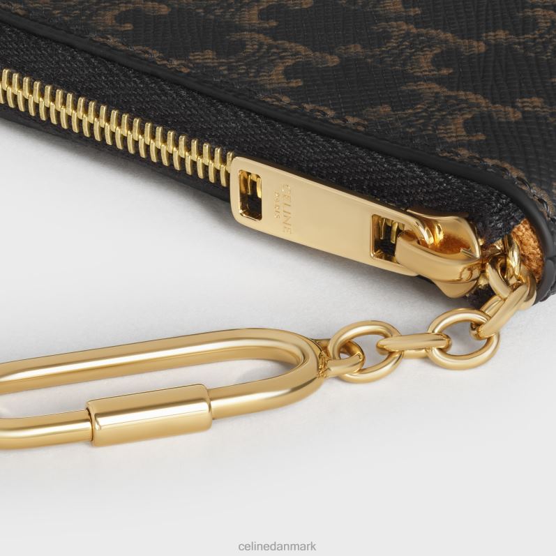 CELINE Kvinder mønt- og kortpung i triomflærred F44FV504 tilbehør sort
