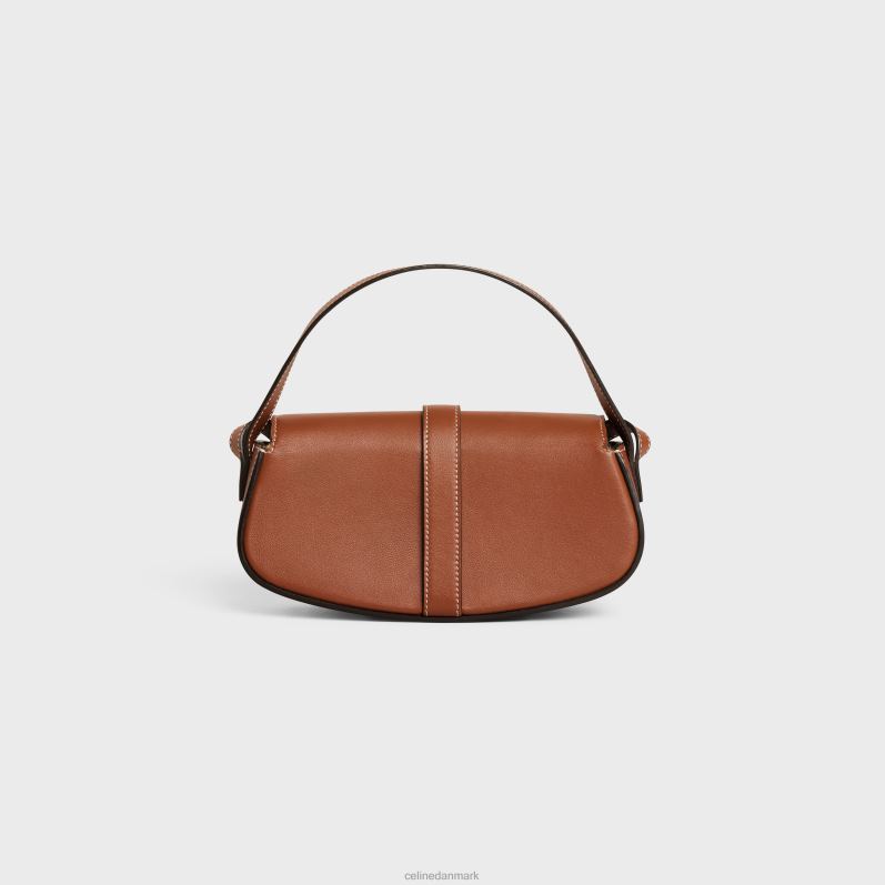 CELINE Kvinder clutch på rem tabou i glat kalveskind F44FV397 tilbehør tan