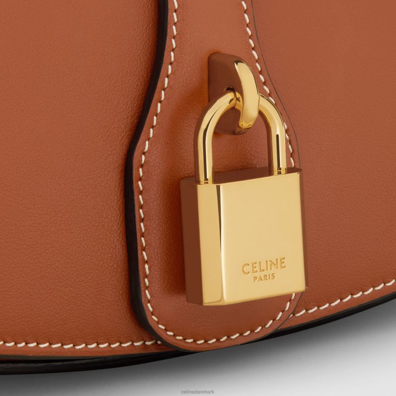 CELINE Kvinder clutch på rem tabou i glat kalveskind F44FV397 tilbehør tan