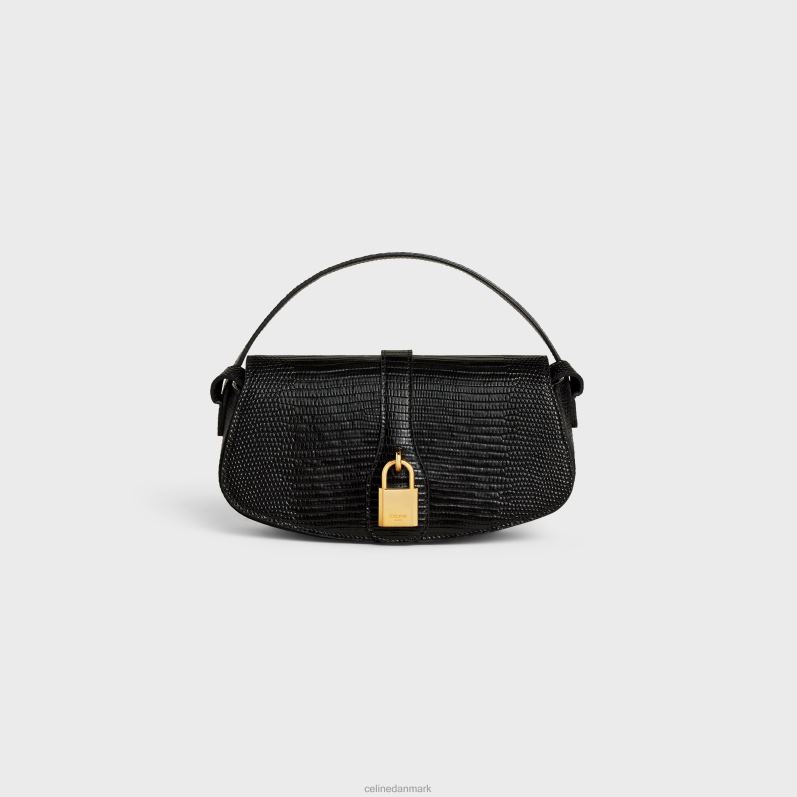 CELINE Kvinder clutch på strop tabou i firben F44FV396 tilbehør sort