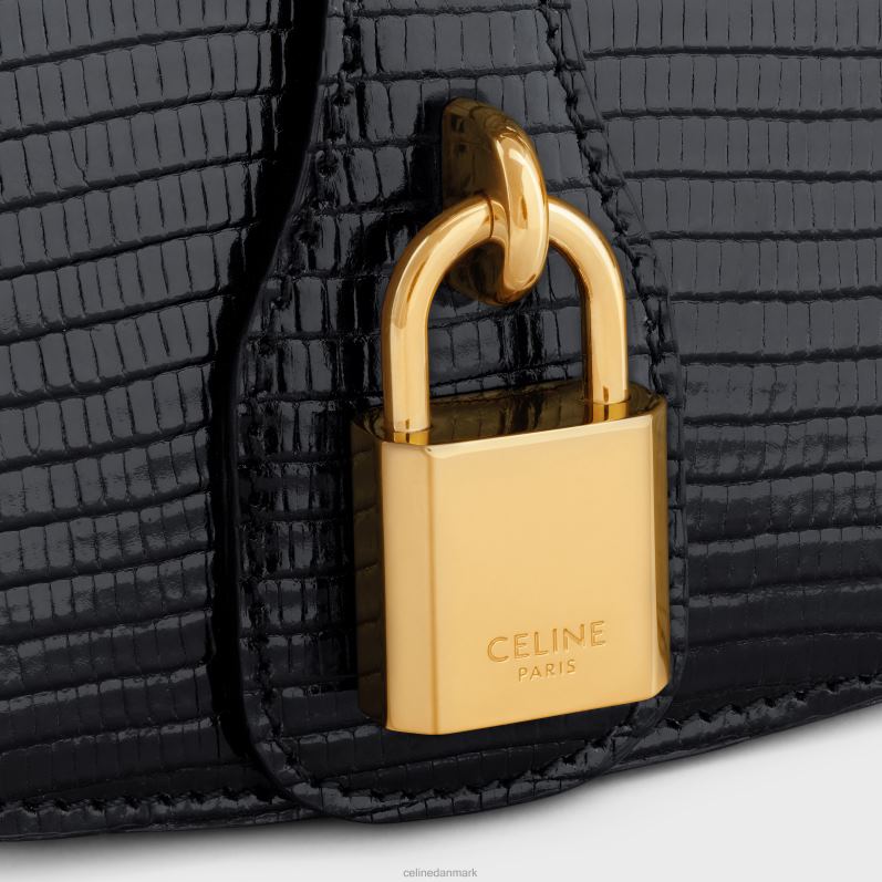 CELINE Kvinder clutch på strop tabou i firben F44FV396 tilbehør sort