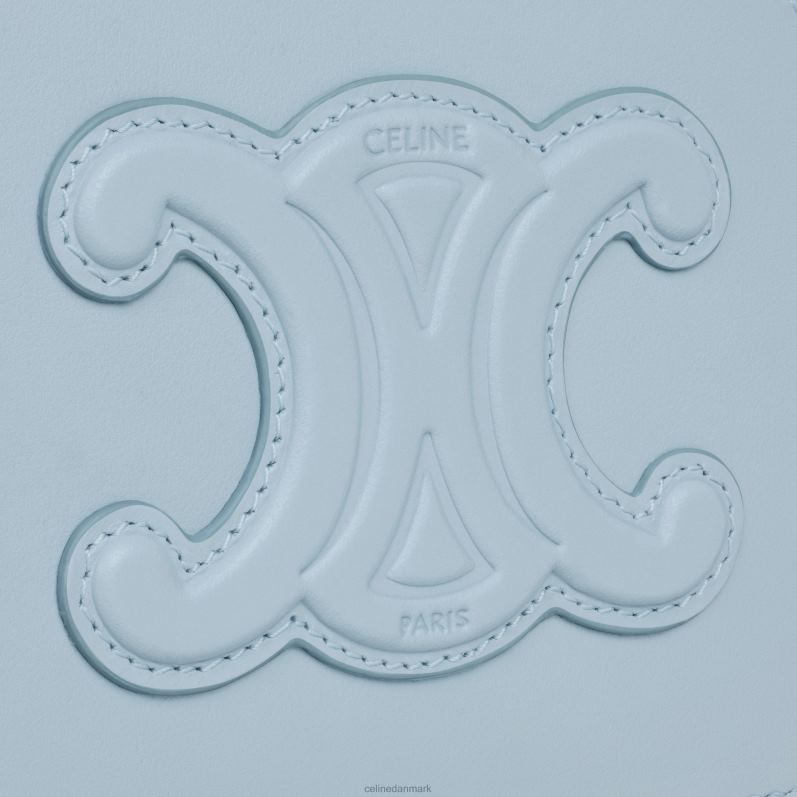 CELINE Kvinder halvmånekasse i glat kalveskind F44FV343 tilbehør svag blå