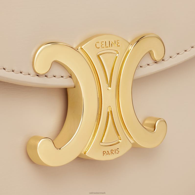 CELINE Kvinder mini besace clea i skinnende kalveskind F44FV361 tilbehør nøgen