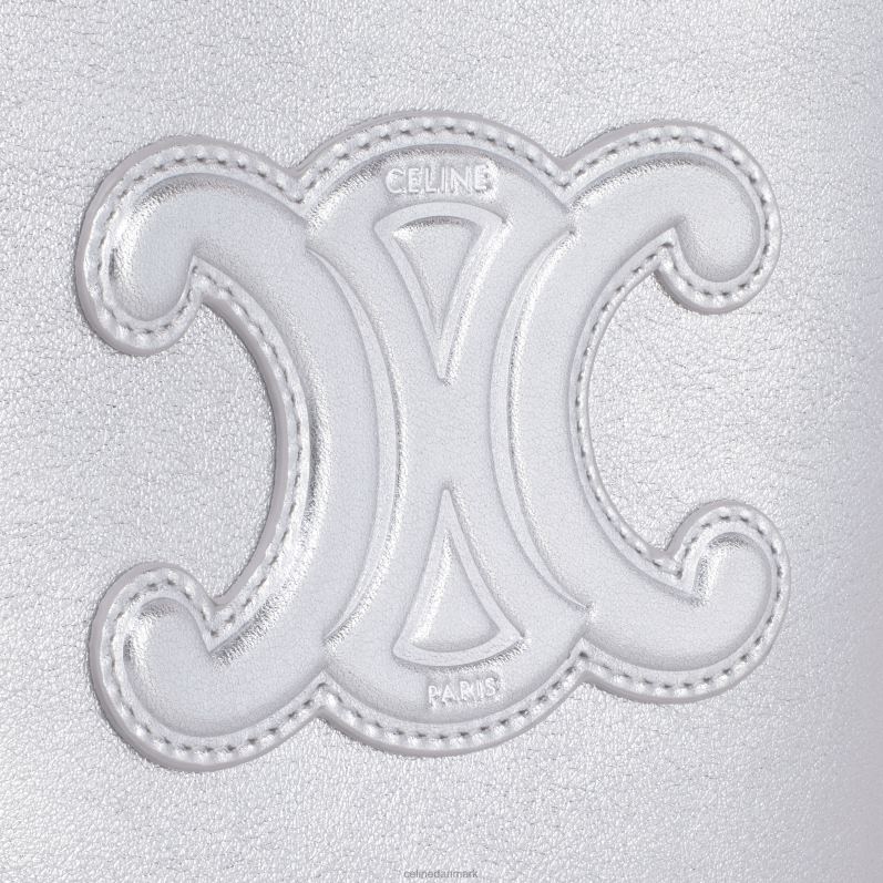 CELINE Kvinder mini bucket cuir triomphe i lamineret kalveskind F44FV381 tilbehør sølv