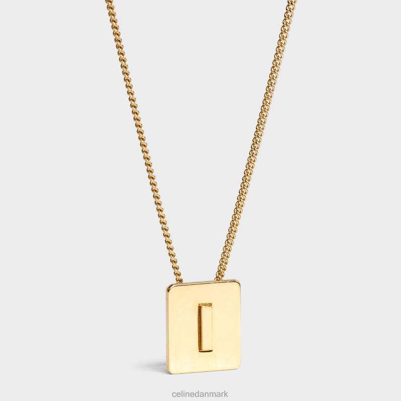 CELINE Kvinder alfabet i halskæde i messing med finish F44FV1332 tilbehør guld