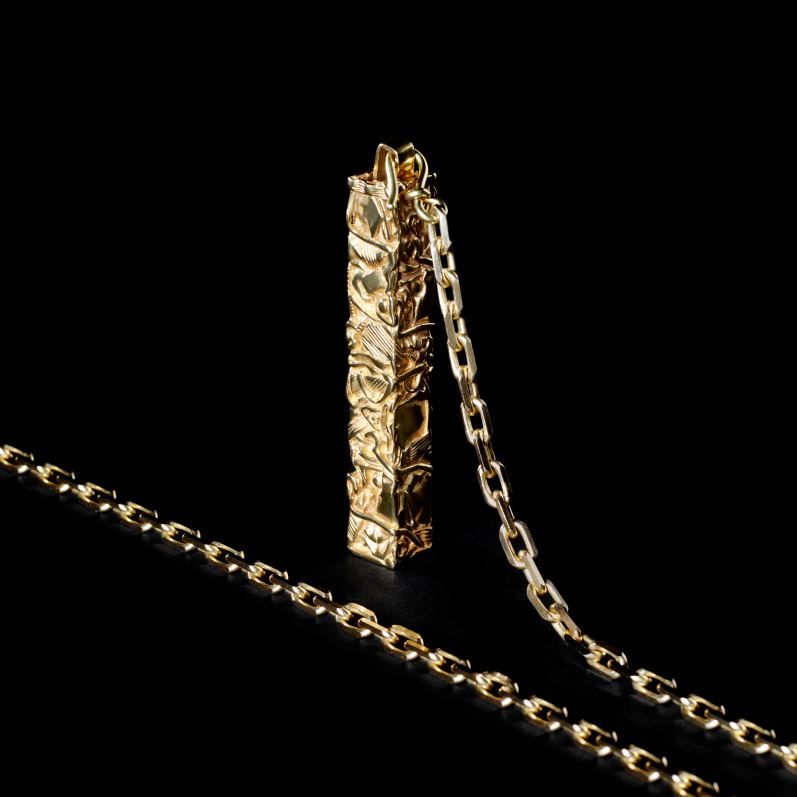 CELINE Kvinder cesar project compression halskæde i vermeil F44FV1361 tilbehør guld