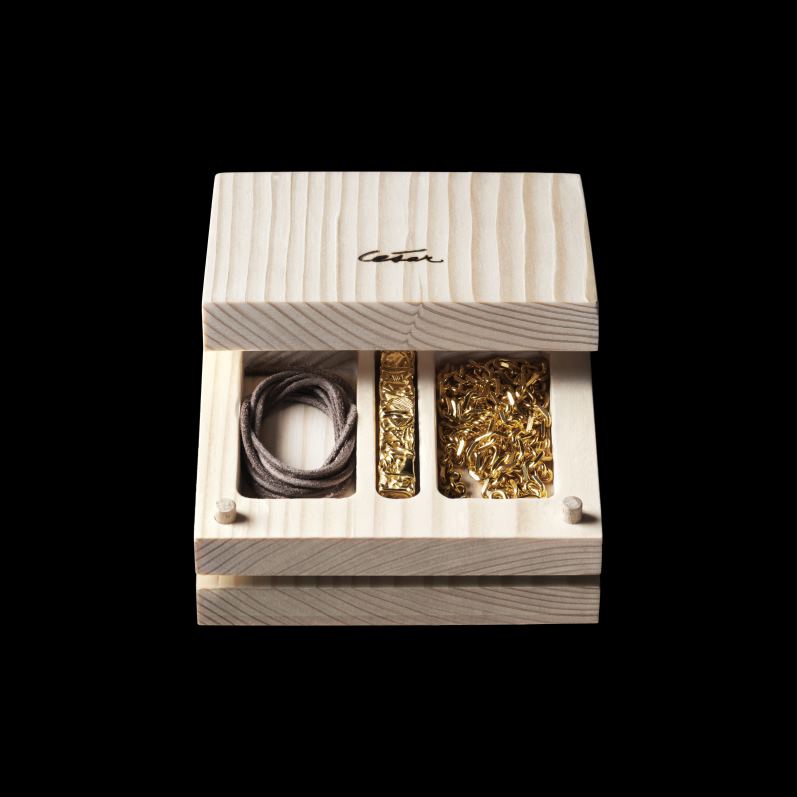 CELINE Kvinder cesar project compression halskæde i vermeil F44FV1361 tilbehør guld