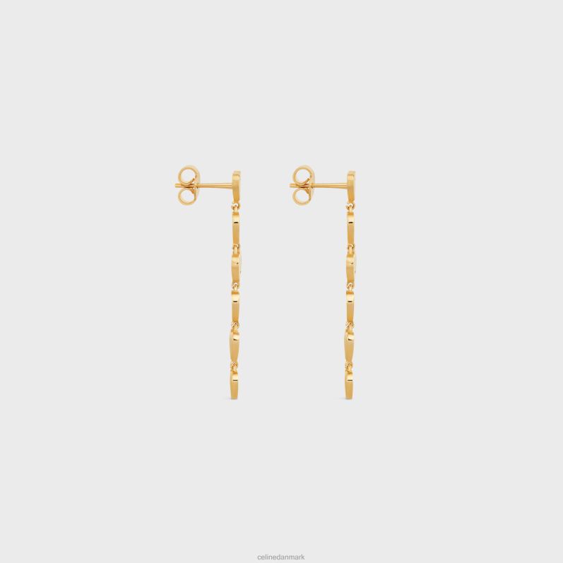 CELINE Kvinder coeur øreringe i messing med finish F44FV1264 tilbehør guld