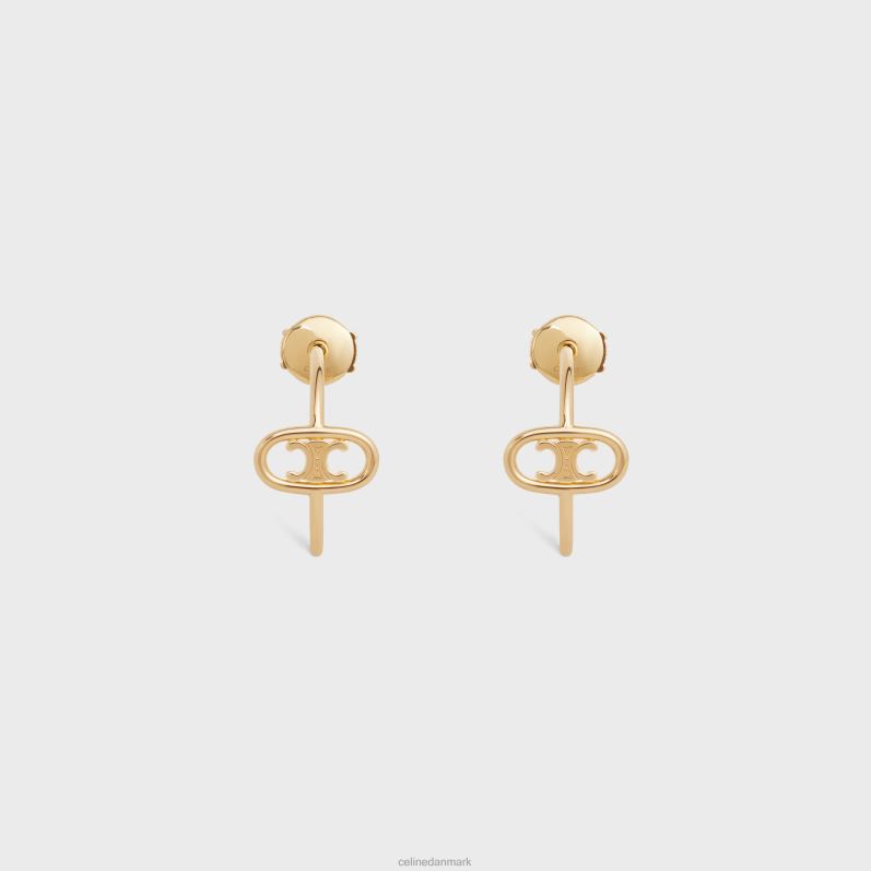 CELINE Kvinder maillon triomf bøjler ind F44FV1385 tilbehør gult guld