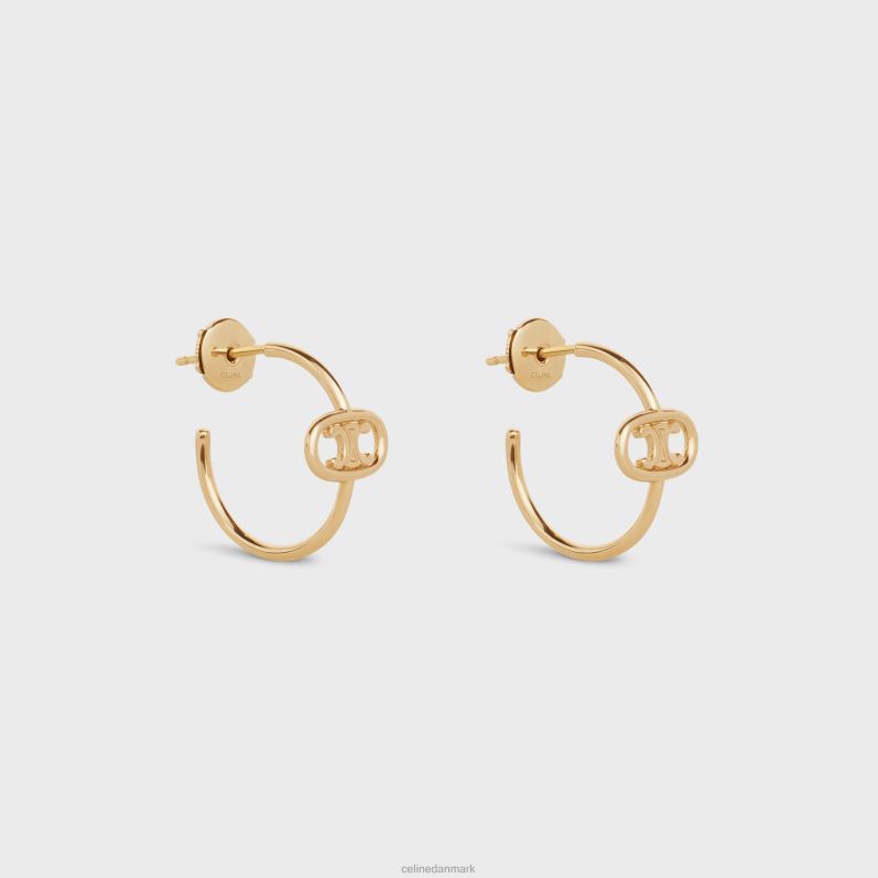 CELINE Kvinder maillon triomf bøjler ind F44FV1385 tilbehør gult guld