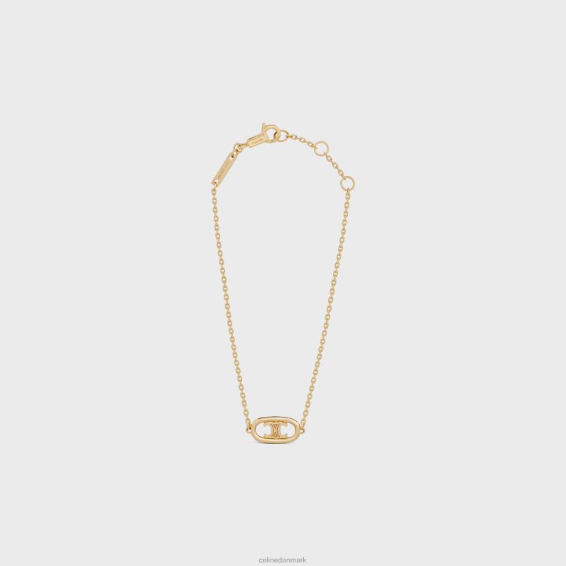 CELINE Kvinder maillon triomphe armbånd i F44FV1384 tilbehør gult guld