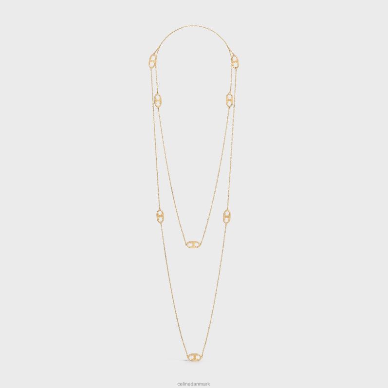 CELINE Kvinder maillon triomphe sautoir in F44FV1388 tilbehør gult guld