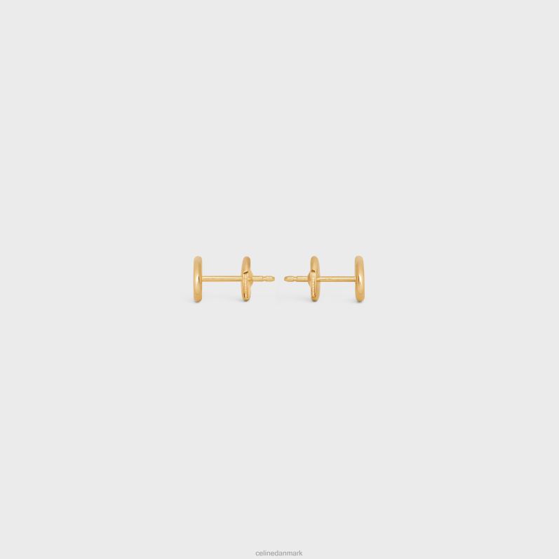 CELINE Kvinder maillon triomphe studser ind F44FV1386 tilbehør gult guld