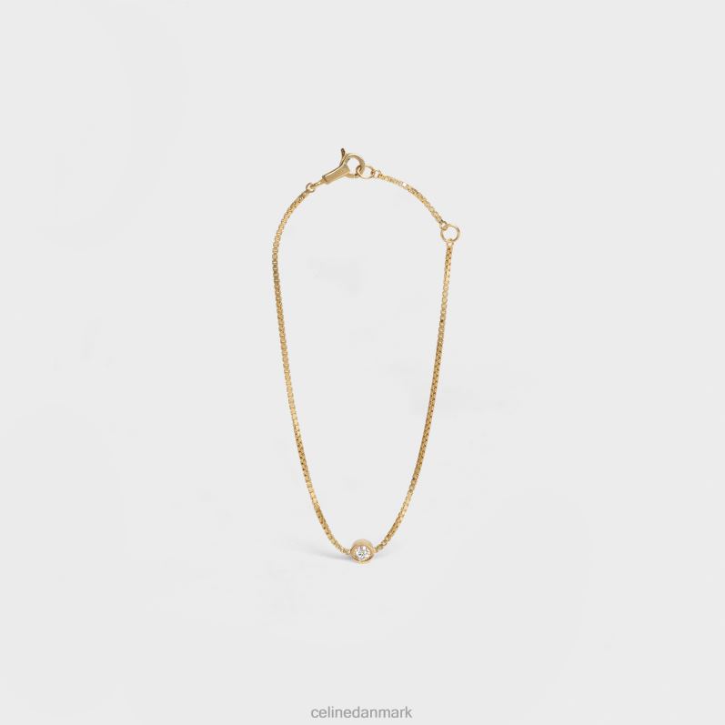 CELINE Kvinder sentimentalt brillant armbånd i diamant F44FV1401 tilbehør gult guld & hvid