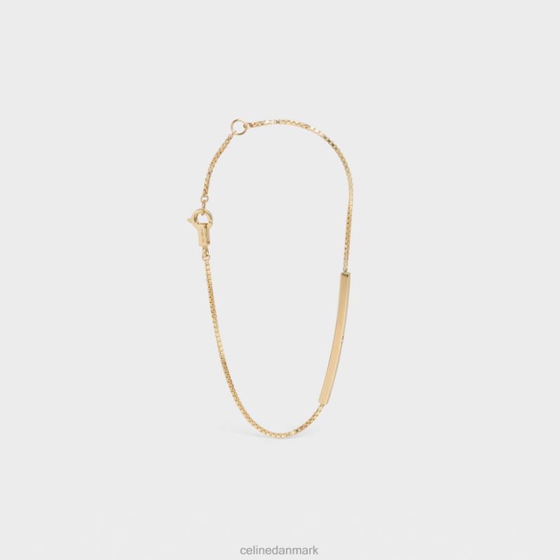 CELINE Kvinder sentimentalt lige armbånd i diamant F44FV1398 tilbehør gult guld & hvid