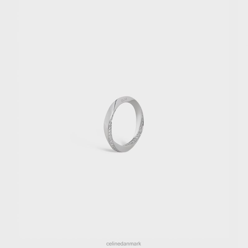 CELINE Kvinder torsionsring i diamanter F44FV1412 tilbehør hvidguld & hvid