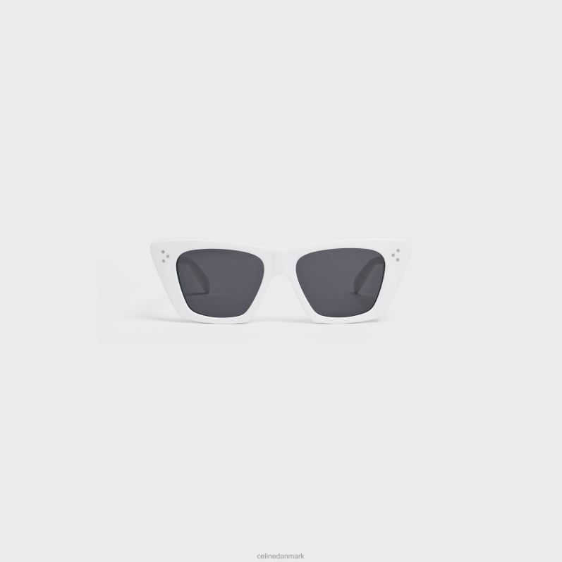 CELINE Kvinder cat eye s187 solbriller i acetat F44FV1131 tilbehør hvid
