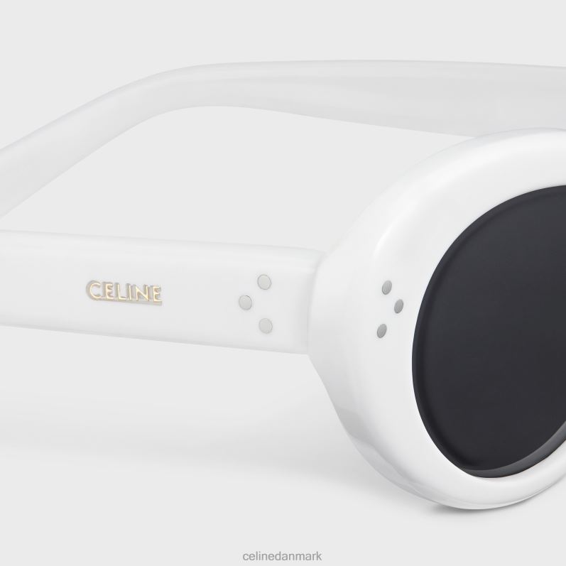 CELINE Kvinder cat eye s193 solbriller i acetat F44FV1134 tilbehør hvid