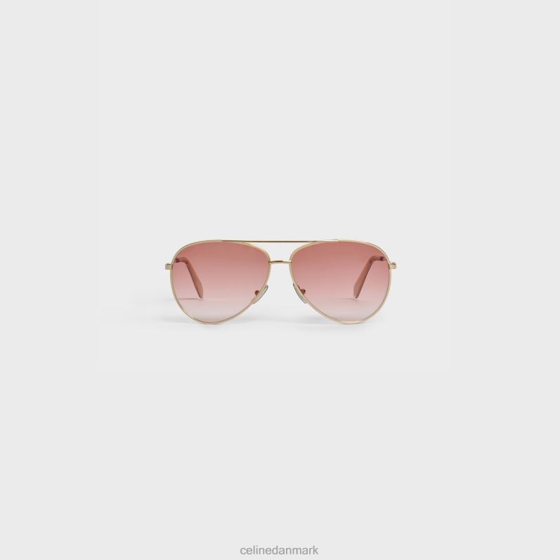 CELINE Kvinder metalstel 02 solbriller i metal F44FV1125 tilbehør guld/gradient pink