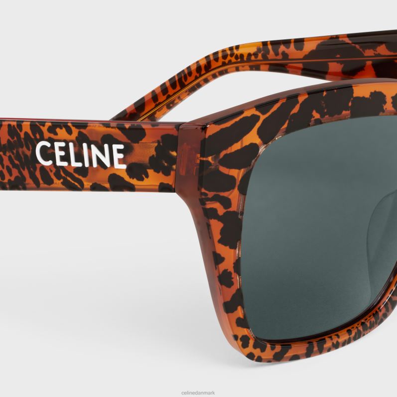 CELINE Kvinder monochroms 03 solbriller i acetat F44FV1038 tilbehør leopard havana
