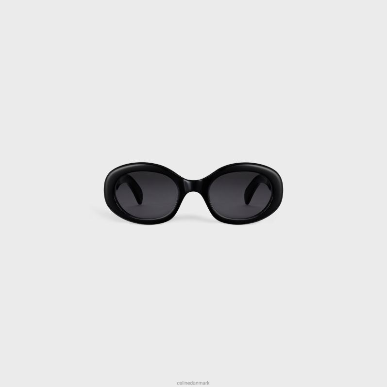 CELINE Kvinder triomphe 01 solbriller i acetat F44FV1098 tilbehør sort