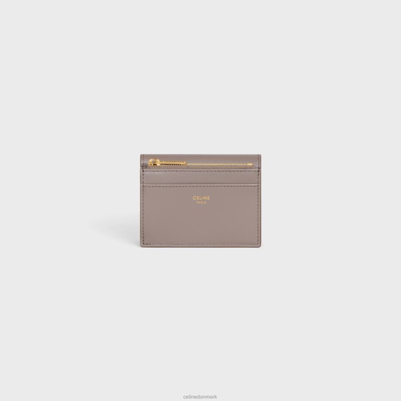 CELINE Kvinder kompakt pung med mønttriomf i skinnende kalveskind F44FV409 tilbehør rullesten