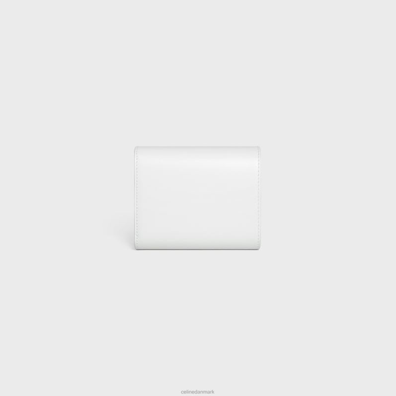 CELINE Kvinder lille pung triomf i skinnende kalveskind F44FV400 tilbehør blanc de blanc