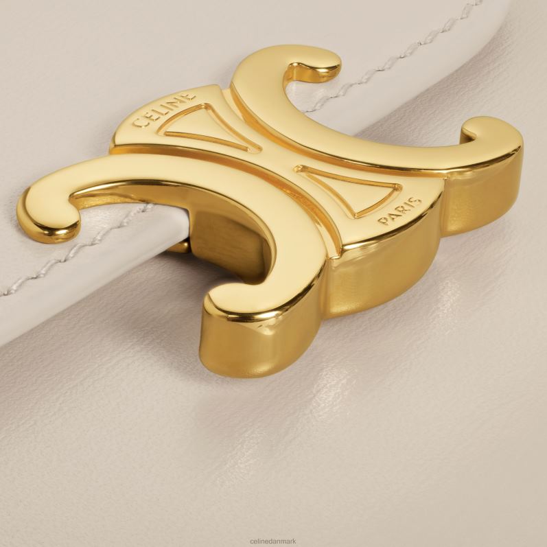 CELINE Kvinder lille pung triomf i skinnende kalveskind F44FV415 tilbehør lys sten