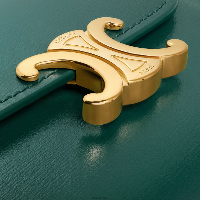 CELINE Kvinder lille pung triomf i skinnende kalveskind F44FV458 tilbehør amazone