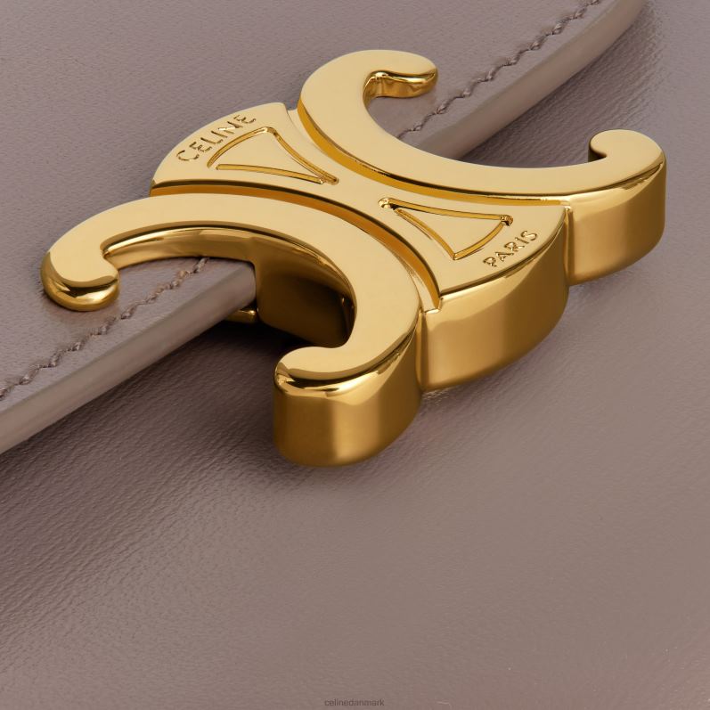 CELINE Kvinder lille pung triomf i skinnende kalveskind F44FV459 tilbehør rullesten