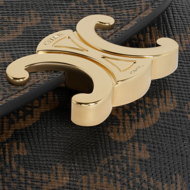 CELINE Kvinder lille pung triomf i triomf lærred F44FV453 tilbehør tan