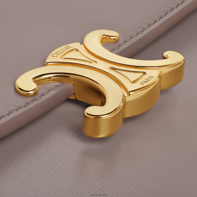 CELINE Kvinder stor pung triomf i skinnende kalveskind F44FV444 tilbehør rullesten