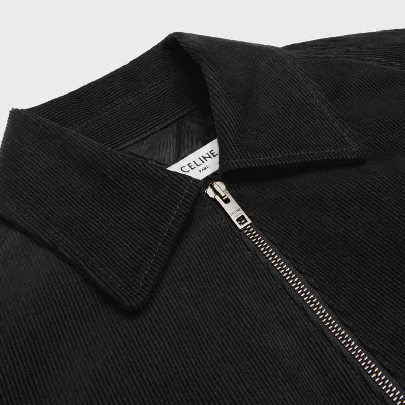 CELINE Mænd jakke i fløjlsbuk F44FV1832 beklædning skyllet