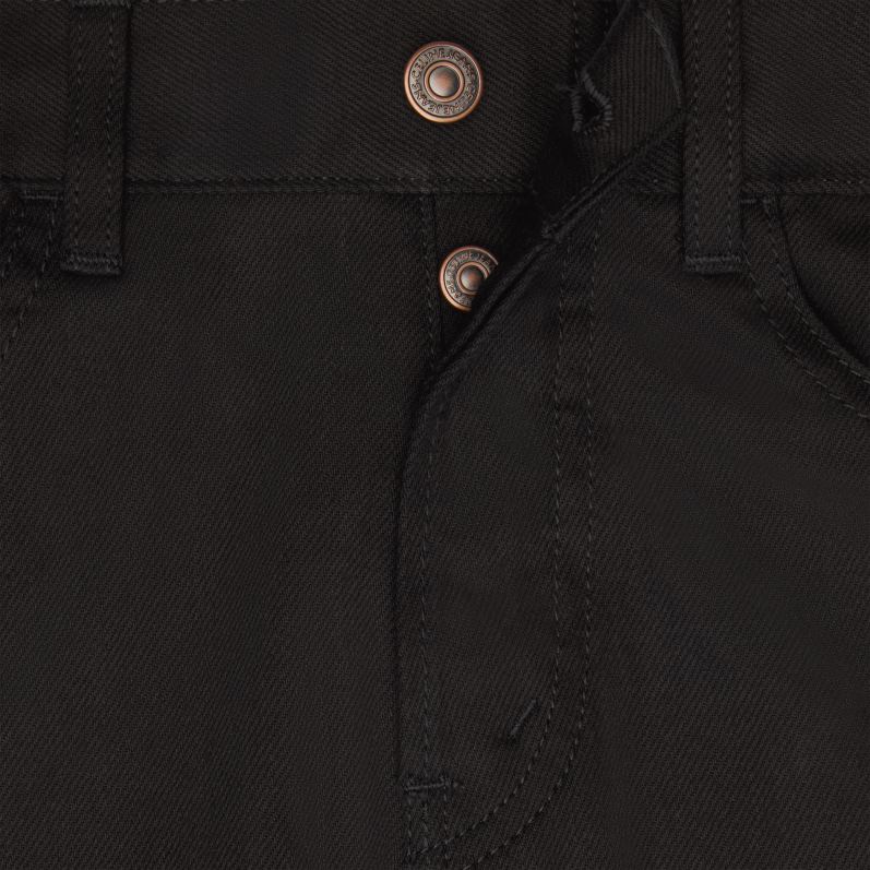 CELINE Mænd lou jeans i ren sort vask denim F44FV1998 beklædning vintage ren sort