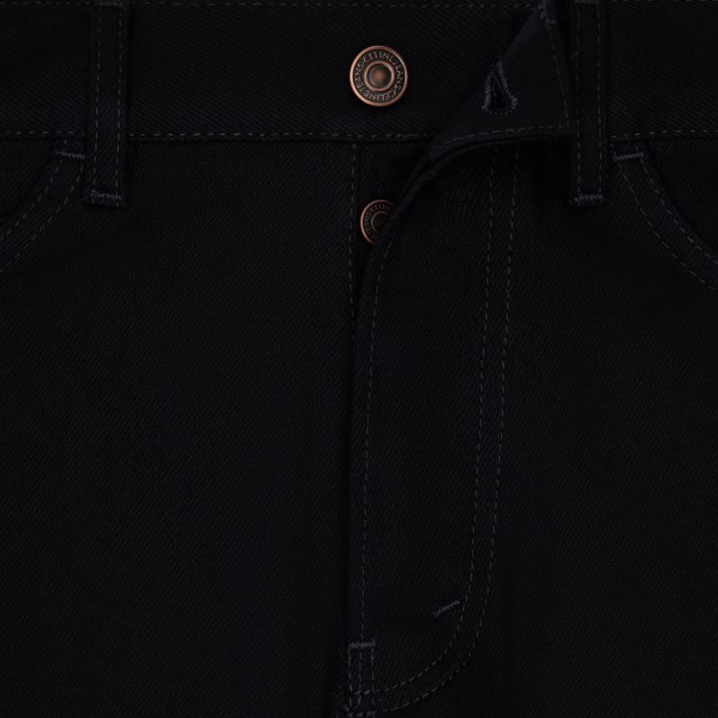 CELINE Mænd lou jeans i vask denim F44FV1997 beklædning ren sort