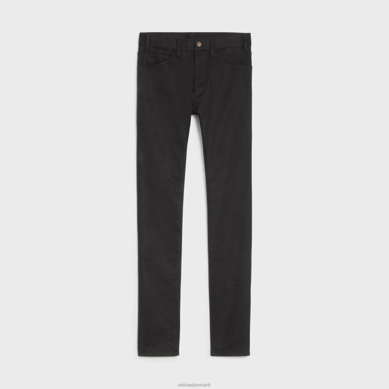 CELINE Mænd skinny jeans i denim F44FV2000 beklædning vintage ren sort