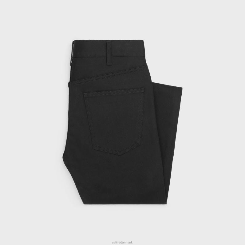 CELINE Mænd skinny jeans i denim F44FV2000 beklædning vintage ren sort